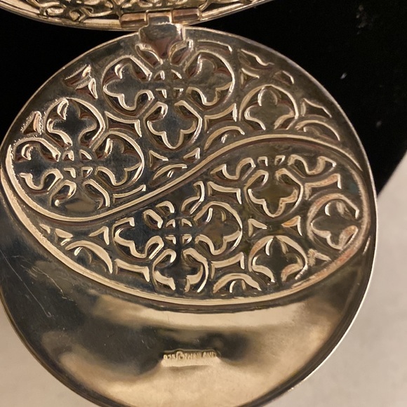 Sterling Silver necklace with pendant  attached  New No Tags - Picture 7 of 8